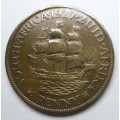 1927 PENNY UNION OF SOUTH AFRICA COIN - SC/90