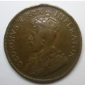 1927 PENNY UNION OF SOUTH AFRICA COIN - SC/90