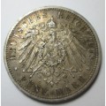 1908 Five Mark Deutsches Reich Germany