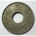 5 MILS 1935 PALESTINE COIN - RAKC/228