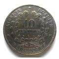 1872 France 10 Centimes