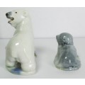 Polar Bear and Baby Seal 1956 to 1959 Wade Polar Animals