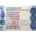 Two Rand Republic of South Africa Serial Nr EV8829037