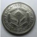 1953 Union of South Africa 6 Pence