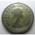 1954 Union of South Africa 2 Shillings