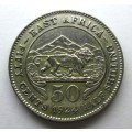 1924 East Africa 50 Cents