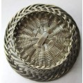Weaved Small Silver Basket