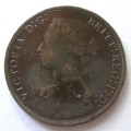 1877 Great Britain Half Penny