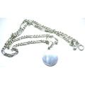 Interlock Silver Chain with Pendant
