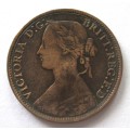 1860 FARTHING GREAT BRITAIN COIN - SC/216