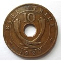 1927 East Africa 10 Cents