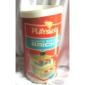 1970 Playskool Plastic Building Bricks a Milton Bradley Company Nr 530 United States of America