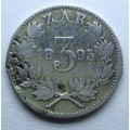 1895 ZAR 3 Pence