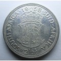 1958 Union of South Africa Two and a Half Shillings