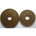 1936 East Africa 5 and 10 Cents