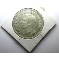 5 SHILLING 1947 UNION OF SOUTH AFRICA *SILVER* COIN - F/33