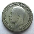 1929 Great Britain 6 Pence