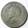 1946 Union of South Africa 3 Pence