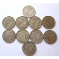 1950 - 1959 Union of South Africa 3 Pence