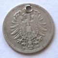 1875 Germany 20 Pfennig