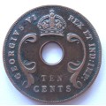 1941 East Africa 10 Cents