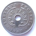 1940 Southern Rhodesia 1 Penny
