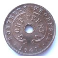 1947 Southern Rhodesia 1 Penny