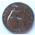 1919 Great Britain Half Penny