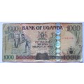 One Thousand Shillings Uganda Serial Nr UF 683281