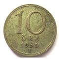 1950 Sweden 10 Ore