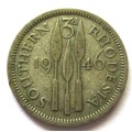 3 Pence 1946 Southern Rhodesia