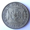 2.50 Escudos 1950 Mozambique