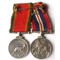 World War II Medal Selection 1939 - 1945 No Name