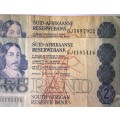 Two Rand Republic of South Africa Series GJ