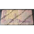 Five Rand Republic of South Africa Serial Nr CC1542525