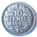1941 Ten Cents Netherlands