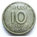 1955 Sweden 10 Ore