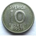 1957 Sweden 10 Ore