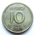 1960 Sweden 10 Ore