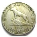 1957 Rhodesia and Nyasaland 6 Pence