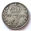1922 Great Britain 3 Pence