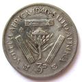 1940 Three Pence Ticky Union of South Africa