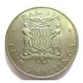 1965 Zambia 5 Shillings