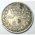 1900 Three Pence Great Britain