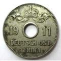1911 German East Africa 10 Heller