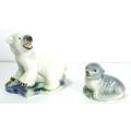 Polar Bear and Baby Seal 1956 to 1959 Wade Polar Animals