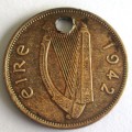 1942 Ireland Half Penny