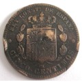 1878 Spain 5 Centimos