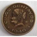 1946 Mexico 5 Centavos