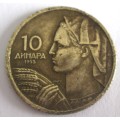 1955 Yugoslavia 10 Dinara